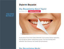 Tablet Screenshot of dislerinibeyazlat.com